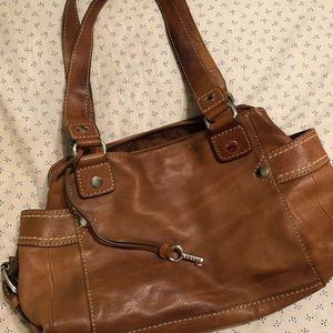 Fossil leather bag